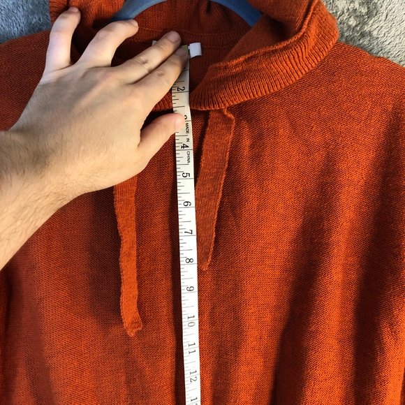 Madewell Women's XXS Claireview Hoodie Sweater Maple Glow NC682 MSRP $90 - Picture 8 of 14